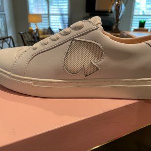 Kate Spade Fez White Leather Sneakers_New with Box!